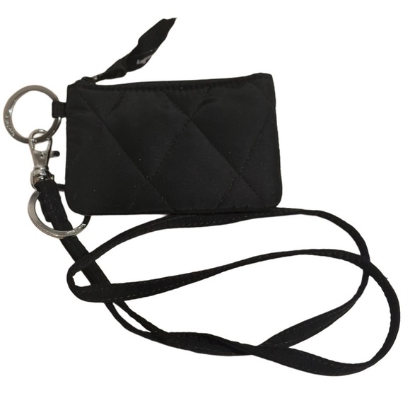 Vera Bradley Ultralight Black Go Ahead Crossbody, Wallet, ID,Lanyard Set Soldout - Picture 10 of 14